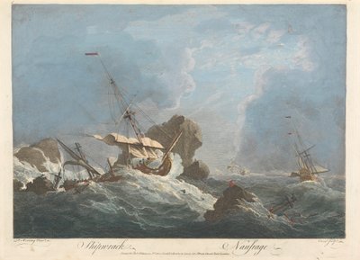 Shipwrack by Pierre Charles Canot