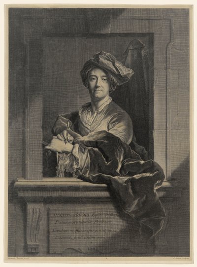 Hyacinthus Rigaud by Pierre Drevet