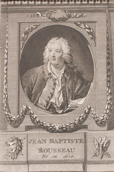 Jean Baptiste Rousseau by Pierre Dupin