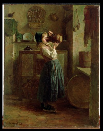 Helping Herself by Pierre Edouard Frere