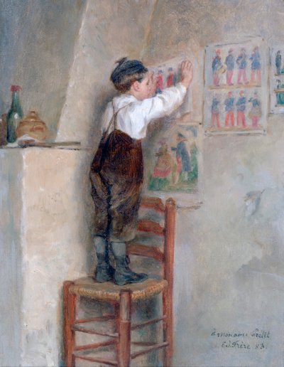 In the Classroom, 1883 by Pierre Edouard Frere