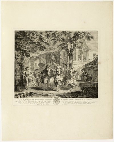The Dance Hall by Pierre François Basan