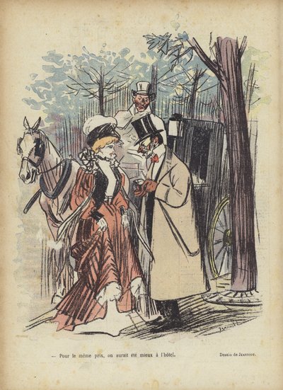 Illustration for Le Rire by Pierre Georges Jeanniot