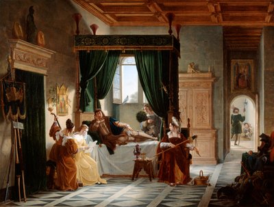 The Convalescence of Bayard, c1796-1842 by Pierre Henri Revoil