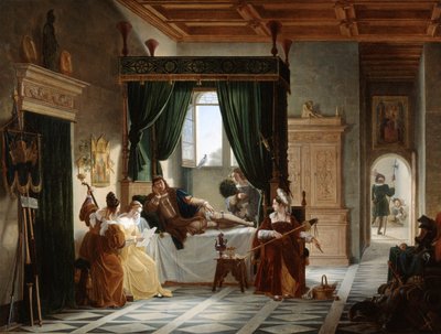 The Convalescence of Bayard by Pierre Henri Revoil