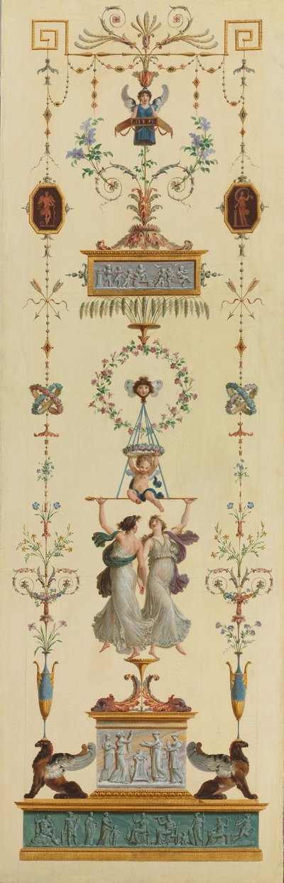 Decorative Panel by Pierre II Rousseau