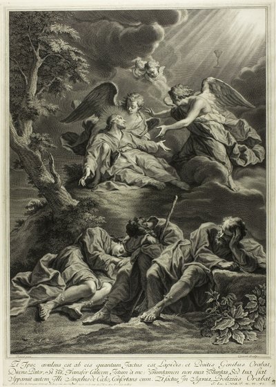 Christ at Gethsemane by Pierre Imbert Drevet