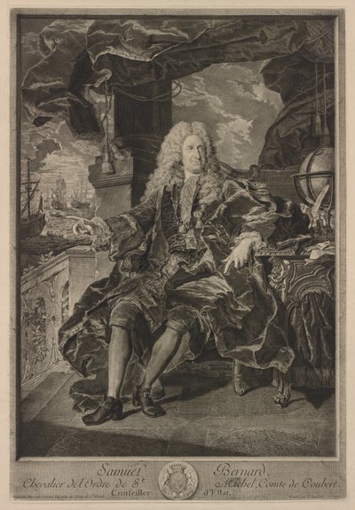 Samuel Bernard by Pierre Imbert Drevet