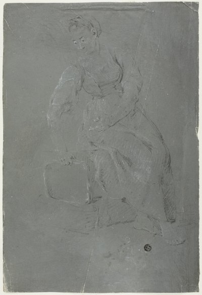 Seated Woman by Pierre Jacques Volaire