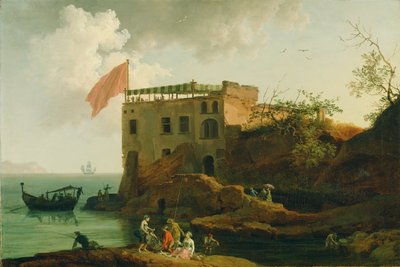 View of Gaiola, c.1770-90 by Pierre Jacques Volaire