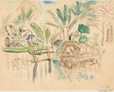 Palms by the Water by Pierre Jean Apol