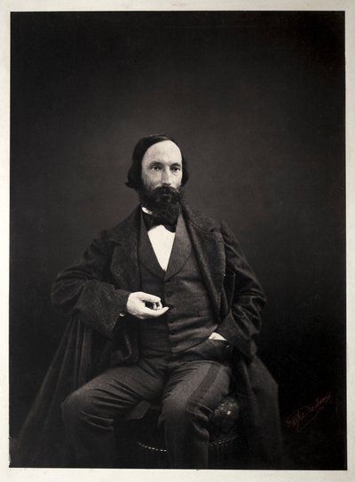 Auguste Vacquerie, c. 1860 by Pierre Jean Delbarre