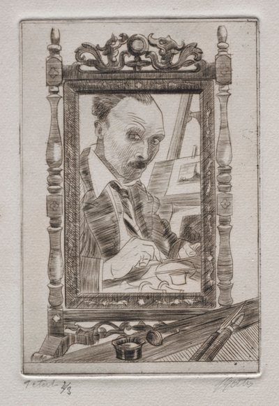 Self-Portrait by Pierre Louis Gatier