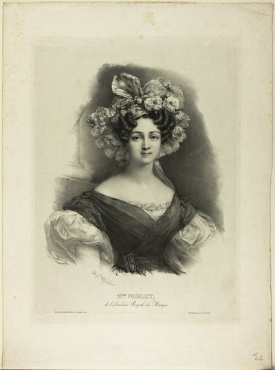 Mlle. Noblet by Pierre Louis Henri Grevedon