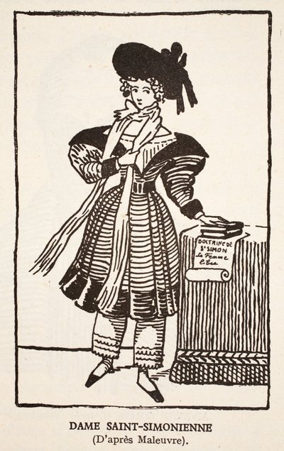 Dame Saint-Simonienne by Pierre Maleuvre