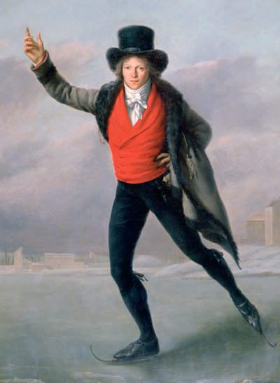 The Skater by Pierre Maximilien Delafontaine