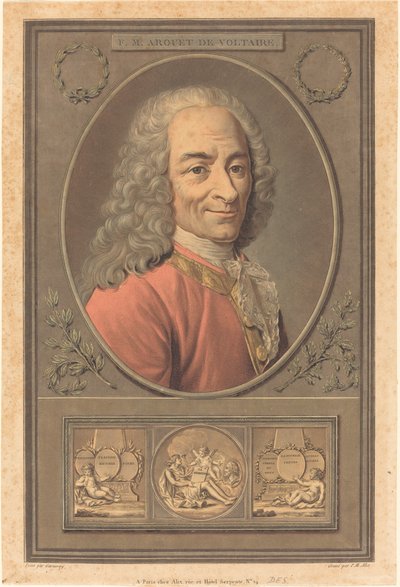 F.M. Arouet de Voltaire by Pierre Michel Alix