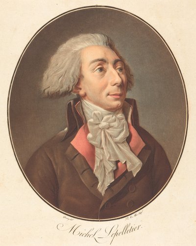 Michel Lepelletier by Pierre Michel Alix after Jean François Garnerey
