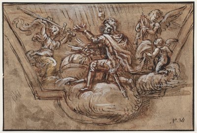 Draft for Ceiling Decoration by Pierre Mignard