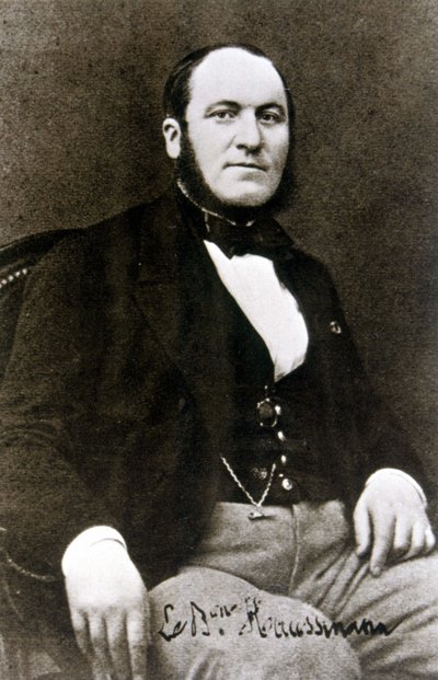 Portrait of Baron Haussmann by Pierre Petit