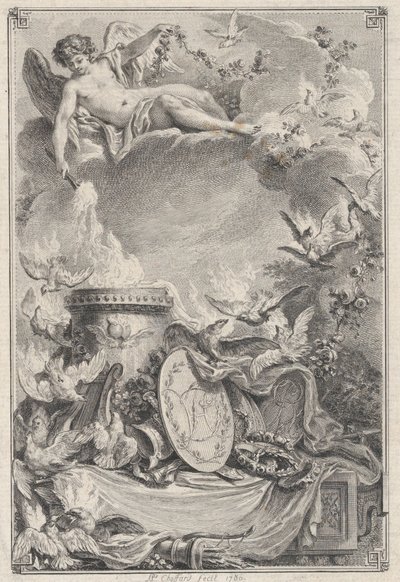 Commemorative Piece of a Marriage by Pierre Philippe Choffard