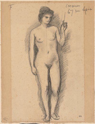 Carmen by Pierre Puvis de Chavannes