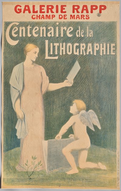 Centennial of Lithography by Pierre Puvis de Chavannes