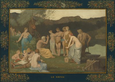 Rest, c. 1863 by Pierre Puvis de Chavannes