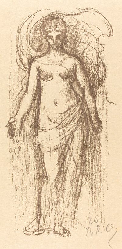 Study of a Woman (Abundance) by Pierre Puvis de Chavannes