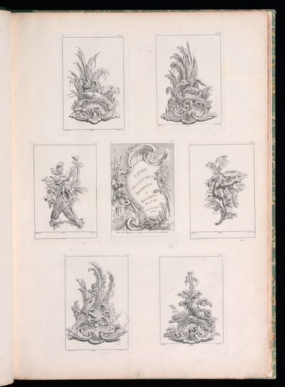 Page for Livre de Legumes by Pierre Quentin Chedel