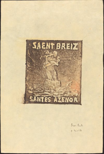 Saint Azenor of Goelo by Pierre Roche
