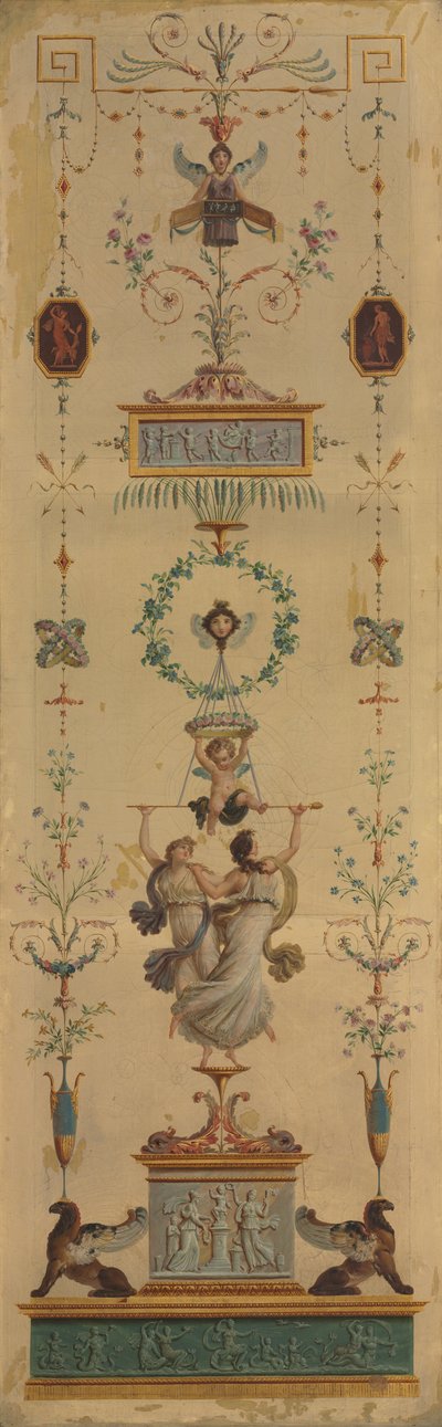 Decorative Panel, 1790s by Pierre Rousseau