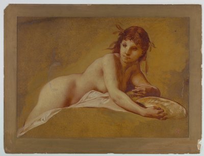 Reclining Nude by Pierre Victor Galland