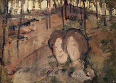 Women in a Wood by Piet Mondrian