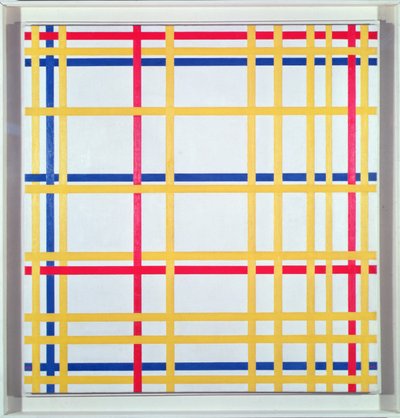 New York City I by Piet Mondrian