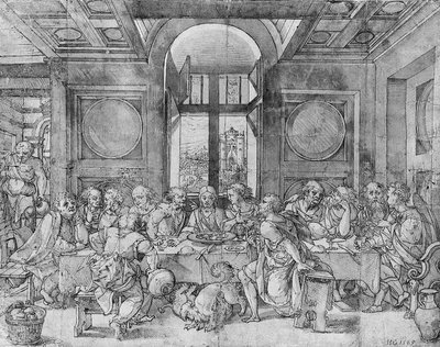 The Last Supper by Pieter (circle of) Coecke van Aelst
