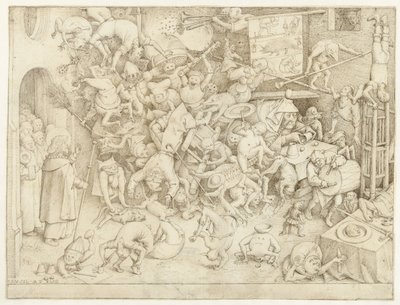 Fall of the Magician Hermogenes by Pieter Bruegel (I)