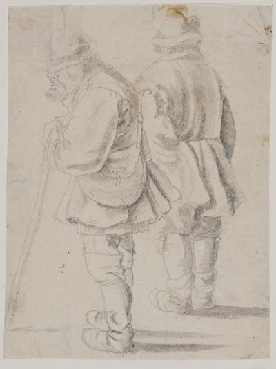 Two Farmers by Pieter Bruegel d.Æ.