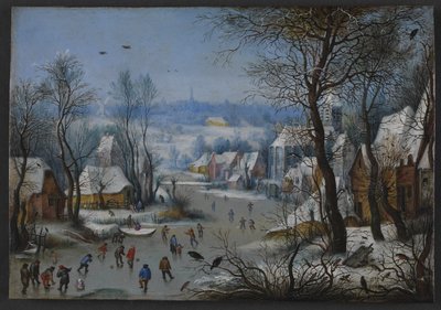 Winter Scenery by Pieter Bruegel d.Æ.