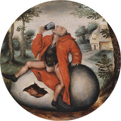 The Drunkard on an Egg by Pieter Brueghel the Younger
