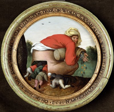 The Flatterers by Pieter Brueghel the Younger