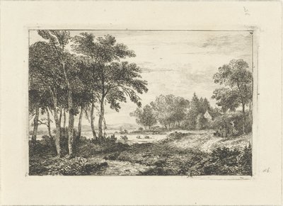 Landscape with Rider by Pieter Casper Christ