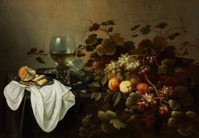 Still Life with Fruit and Roemer by Pieter Claesz