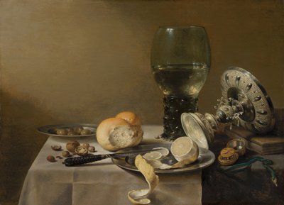 Still Life with Tazza by Pieter Claesz