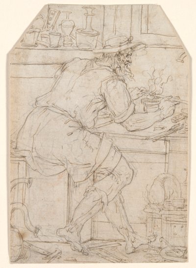 Artisan at Work by Pieter Coecke van Aelst
