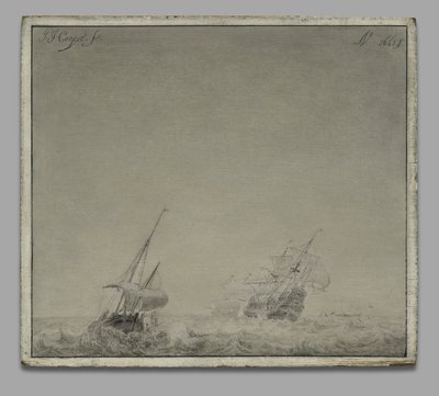 A Stormy Sea by Pieter Coopse