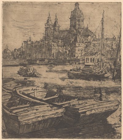 Basilica of Saint Nicholas in Amsterdam by Pieter Dupont
