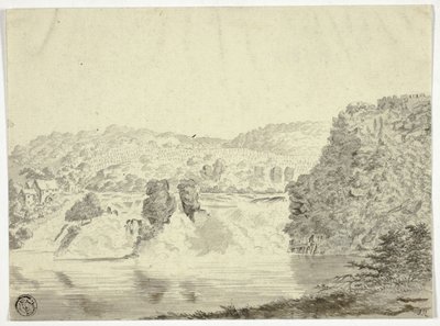 Rhone Waterfall near Schafhausen by Pieter Gaal