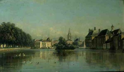 View of the Hague by Pieter Gerard Vertin