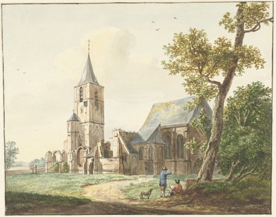 The Church in Warmond by Pieter Gerardus van Os